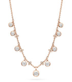 Boodles large rose gold diamond necklace - British product