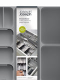 Joseph Joseph grey DrawerStore cutlery organiser, imported from the UK