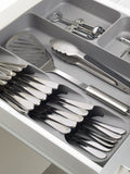 Joseph Joseph grey DrawerStore cutlery organiser, imported from the UK