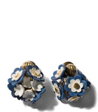 Miu Miu leather floral earrings 2.85cm - British product