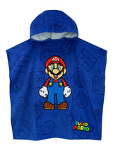 Next Super Mario Blue Character Towel Poncho- Buy online at McGrocer