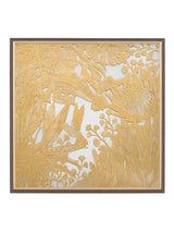 Next Gallery Home Gold Hummingbird Trance II Wall Art 650x34x650mm- Buy online at McGrocer