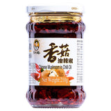 Lao Gan Ma Chinese mushrooms in chilli oil, (British brand)
