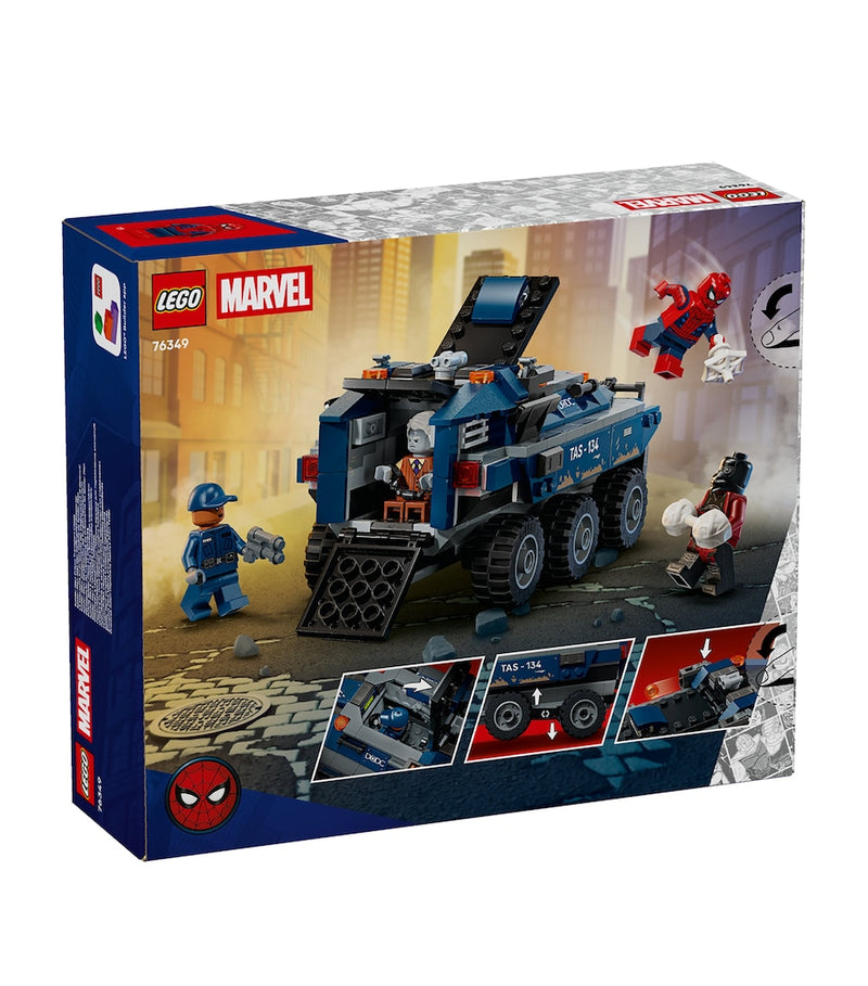 Lego Spider-Man Prison Transport Chase set 76349, imported from the UK