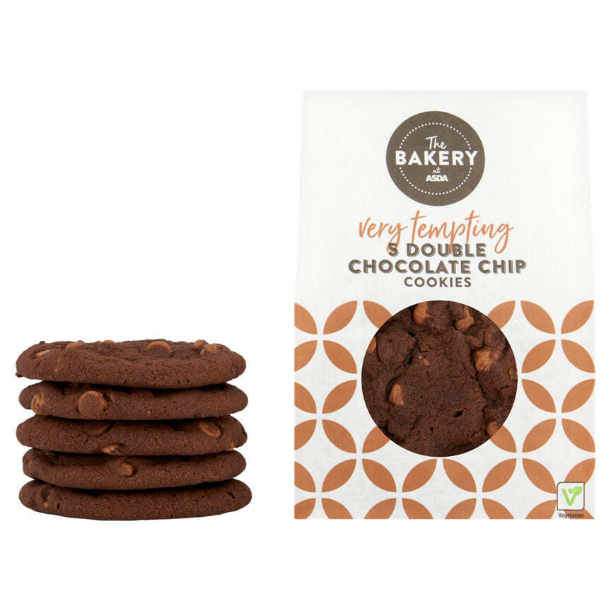 The BAKERY at ASDA Double Chocolate Chip Cookies – McGrocer