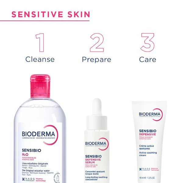 Bioderma micellar water sensitive skin 250ml - British product