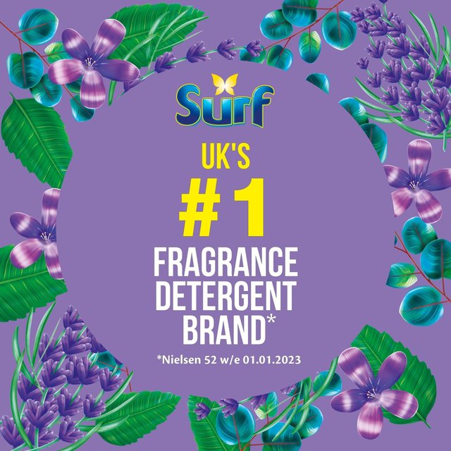 Surf Fresh Lavender 3 in 1 Washing Liquid Capsules 18 Wash 18 per pack GOODS M&S