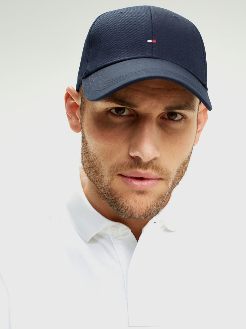 Tommy Hilfiger blue classic baseball cap 100% cotton, imported from the UK