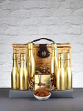 Le Bon Vin Golden Girls Prosecco hamper with chocolate truffles 6x200ml, UK version