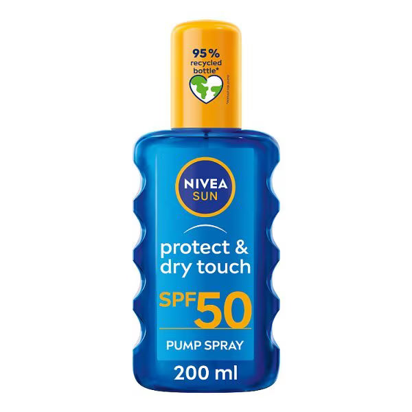 Nivea Invisible Sun Spray SPF50 200ml, imported from the UK
