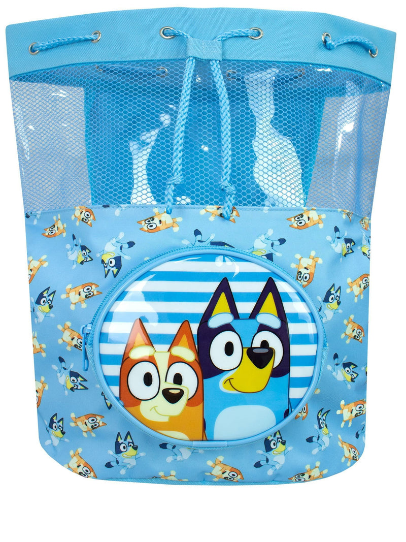 Bluey swim bag featuring Bluey and Bingo - British product