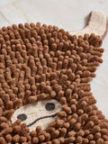 Hamish plush bobble shaped bath mat 70x66cm (British brand)
