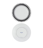 Prada porcelain chequerboard dessert plates set 22cm, imported from the UK