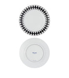 Prada porcelain chequerboard dessert plates set 22cm, imported from the UK