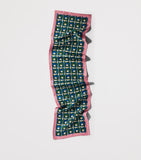 Miu Miu printed silk scarf 137x34cm - British product