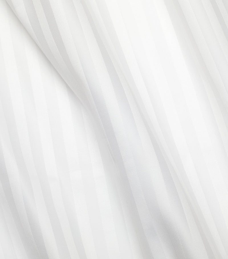 Pratesi striped king flat sheet 275cm x 275cm, imported from the UK