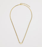 Jade Trau Vanguard curb necklace yellow gold diamond, imported from the UK