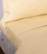 Harrods Super King Flat Sheet in Egyptian Cotton Sateen, 270cm x 300cm, 600-800 Thread Count- Buy online at McGrocer