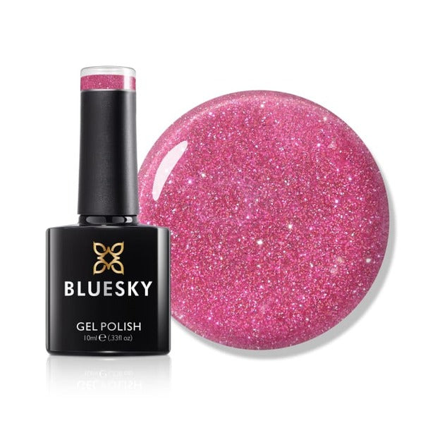 Bluesky Gel Polish Sparkle Neon 04 Pink - British product