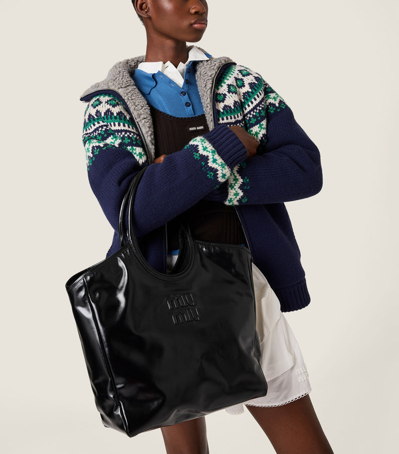 Miu Miu leather Ivy top-handle bag, UK version