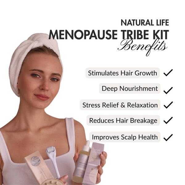 Menopause Hair Renewal Kit 50 ml Hair Oil, UK version