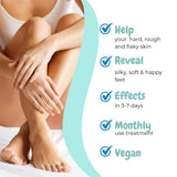 7th Heaven exfoliating foot peel socks 1 pair - British product