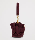 Balmain Anthem mini suede shoulder bag H10cm - British product