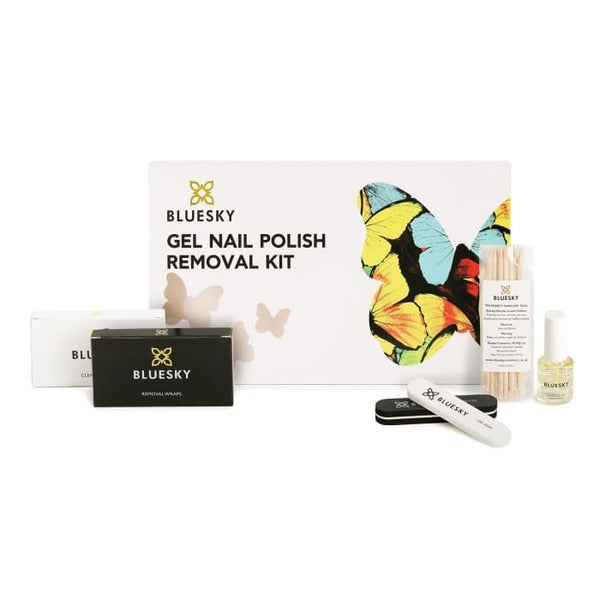 Bluesky Remove and Revive gel nail polish remover kit, UK version