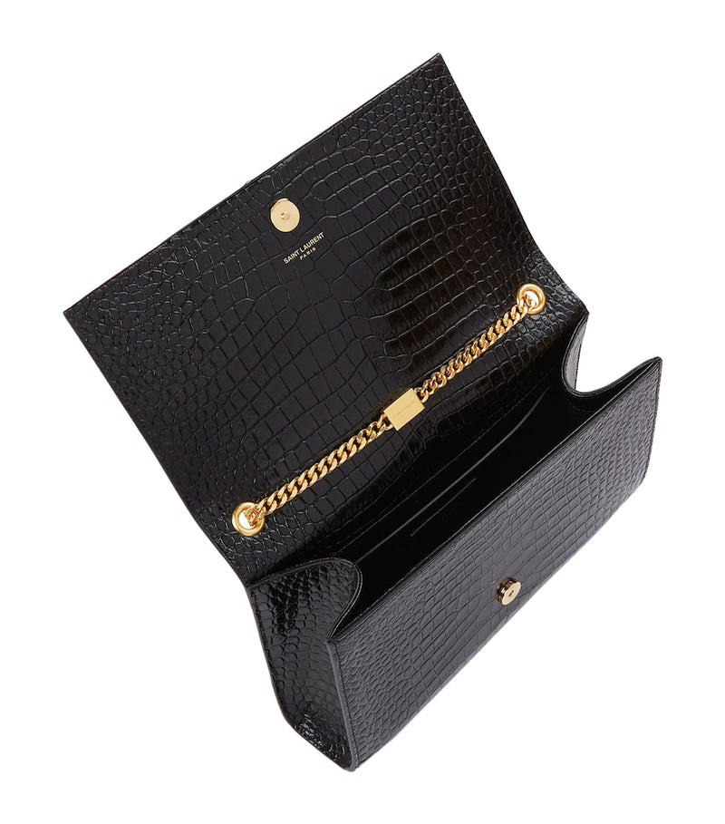 Saint Laurent medium Kate cross-body bag smooth leather with YSL hardware (British brand)