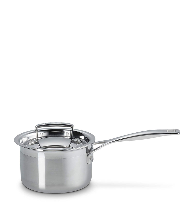 Le Creuset 3-ply stainless steel saucepan 14cm (British brand)