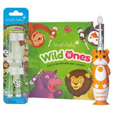 Superdrug Brush Baby WildOnes Tiger Kids Electric Toothbrush Gift Set 6 Replacement Heads- Buy online at McGrocer