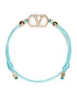 Harrods Valentino Garavani Crystal VLogo Signature Bracelet- Buy online at McGrocer