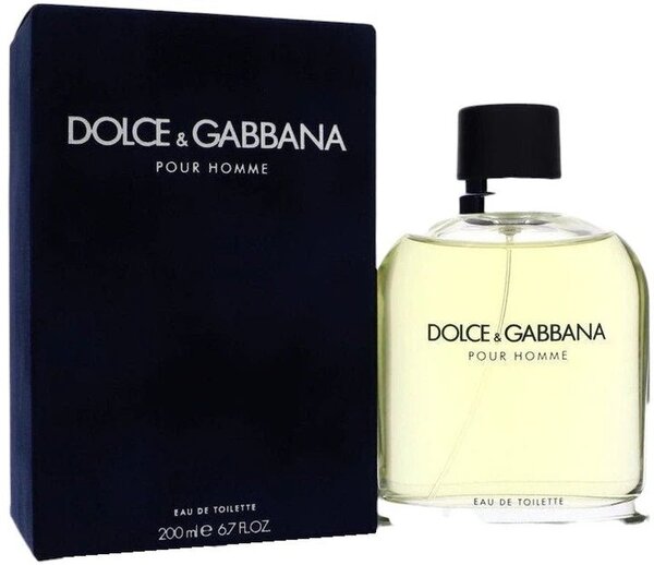 Dolce & Gabbana Pour Homme EDT 200ml spray (British brand)