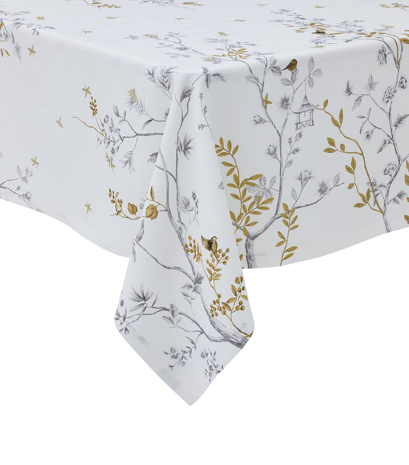 Alexandre Turpault Linen Botanical Tablecloth 170cm x 380cm - British product