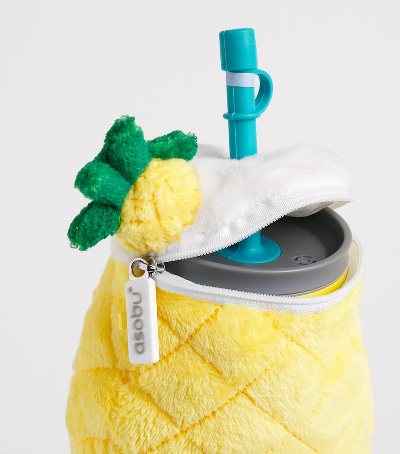 ASOBU Pip the Pineapple Fuzzie Tumbler 360ml, UK version