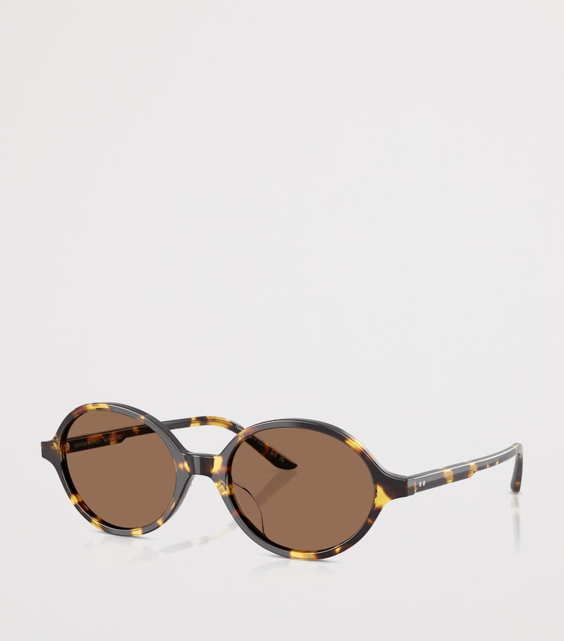 Oliver Peoples Khaite oval sunglasses - British product