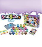 Sensory Experiments Toy Kit with 20 Textures and Tools for Ages 6+