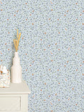 Little Dutch non-woven wallpaper Bluegreen Forest Adventure 10m roll, UK version