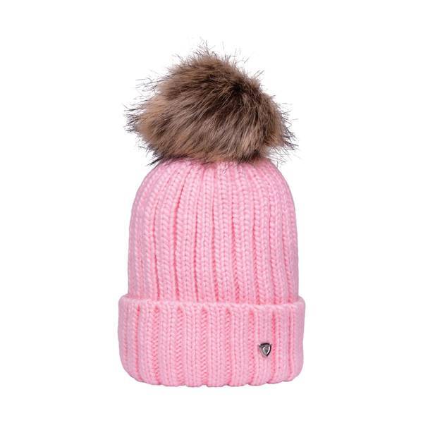 Hy Kids Valloire Knitted Beanie Hat with Cotton Lining, UK version