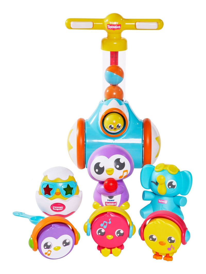 Tomy Toomies Pic & Pop Truck toy with five balls (British brand)