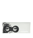 Fornasetti Occhi rectangular porcelain tray 38cm x 14cm - British product
