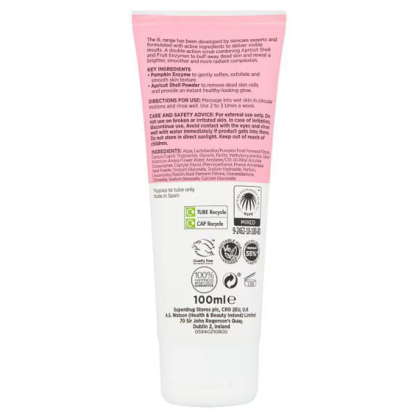 B. Natural Enzyme Facial Scrub 100ml - British product