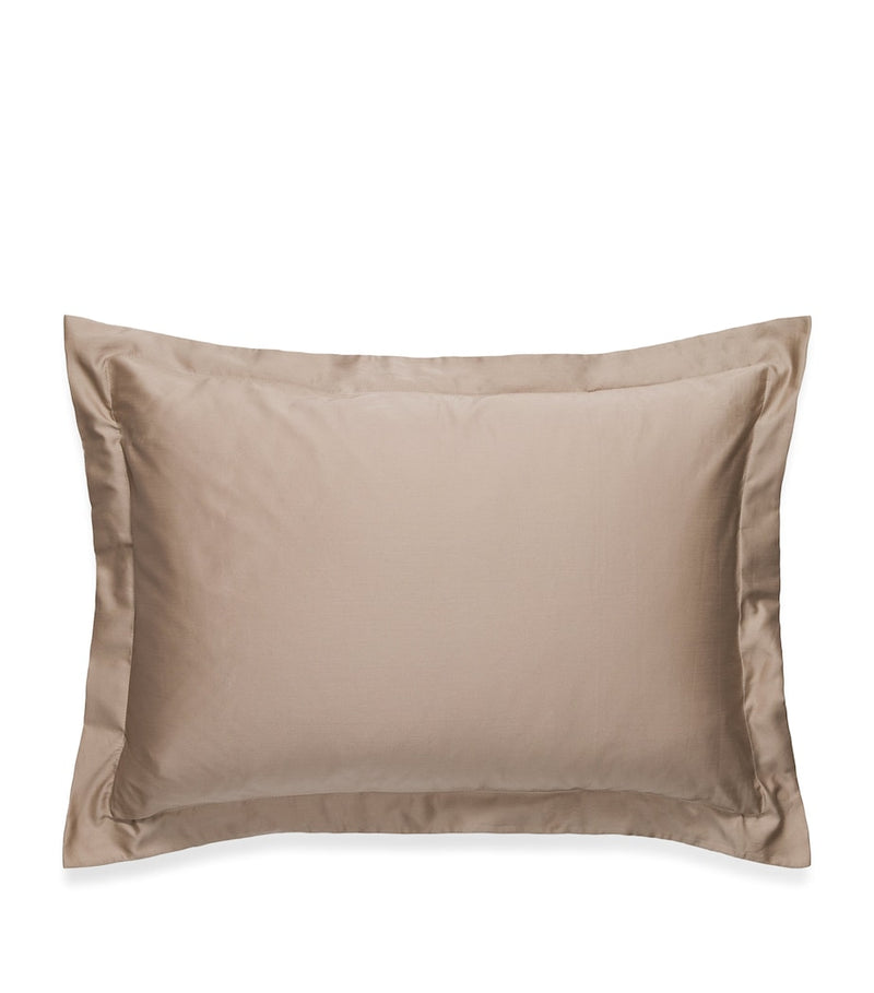 Hamam organic cotton sateen Oxford pillowcase 50cm x 70cm (British brand)