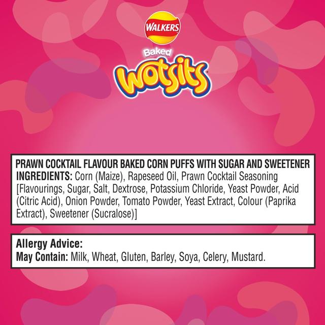 Walkers Wotsits Prawn Cocktail Multipack Snacks Crisps   6 per pack GOODS M&S