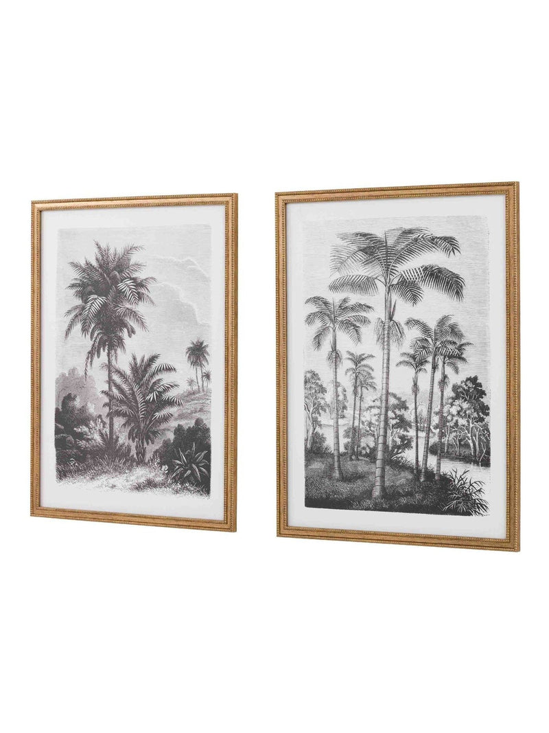 Gallery Home multicoloured botanical framed art set - British product