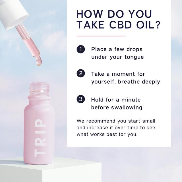 TRIP Orange Blossom 1000mg CBD Oil   15ml GOODS M&S