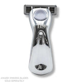 Superdrug FFS Beauty Travel-Sized Razor Handle - Silver- Buy online at McGrocer