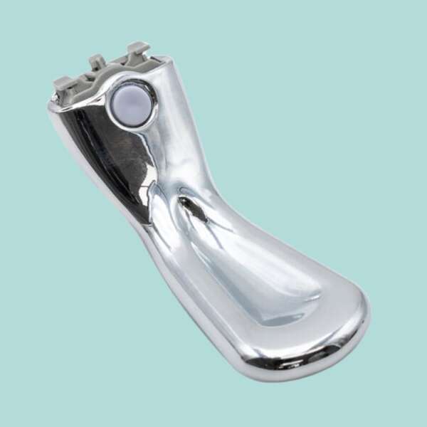 FFS Beauty travel razor handle silver (British brand)