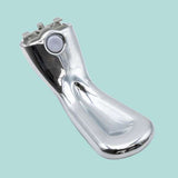 FFS Beauty travel razor handle silver (British brand)