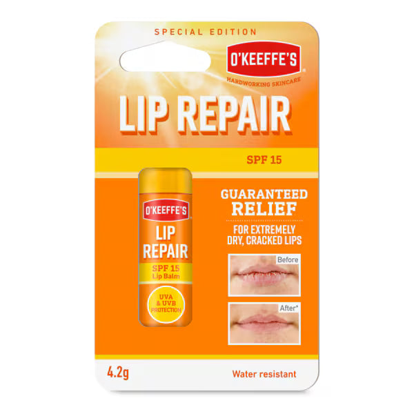 O'Keeffe's Lip Repair Stick SPF 4.2g, imported from the UK